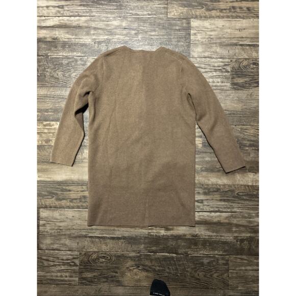 J Crew Long Giselle Sweater Gold Buttons Brown Womens XS - Picture 7 of 7